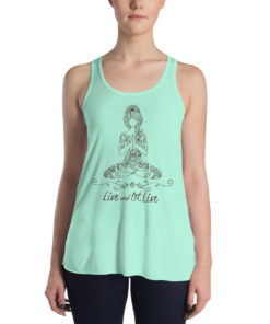Live and Let Live – Women’s Flowy Racerback Tank