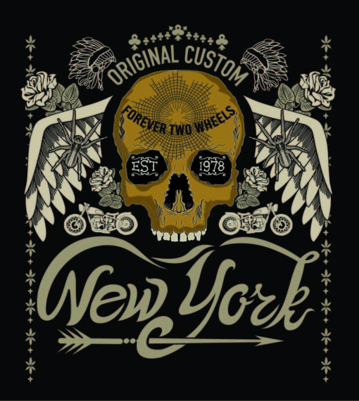Original Custom Motorcycles - New York - T-shirt