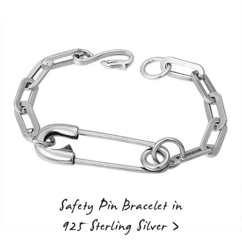 safety pin bracelet