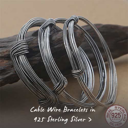 cable wire bracelet